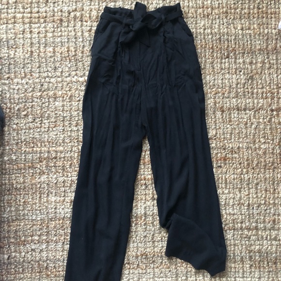 H&M Pants - H&M Conscious Black High Waisted Paperbag Pants